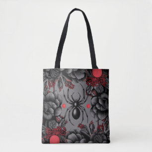 Bländare Blommigt design Gothic stil Tygkasse