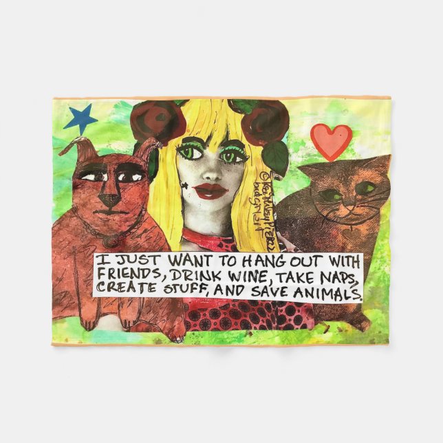 Bländare Fleecefilt (Framsidan (Horisontell))