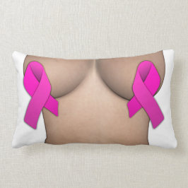 Bländare med bröstcancer, rosa band Lumbalfyllning Lumbarkudde