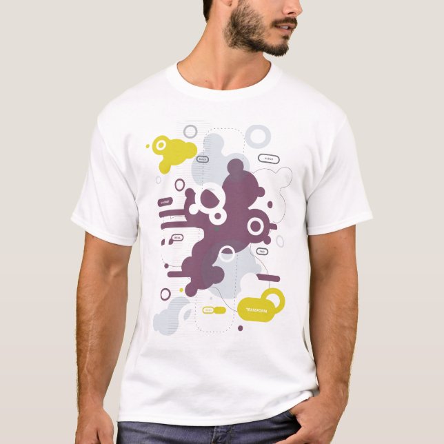 Blandare - stads- främmande grafittiT-tröja Tee Shirt (Framsida)