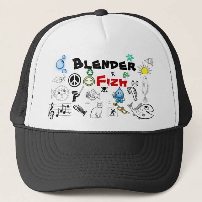 BlandareFizh hatt Truckerkeps (Framsida)