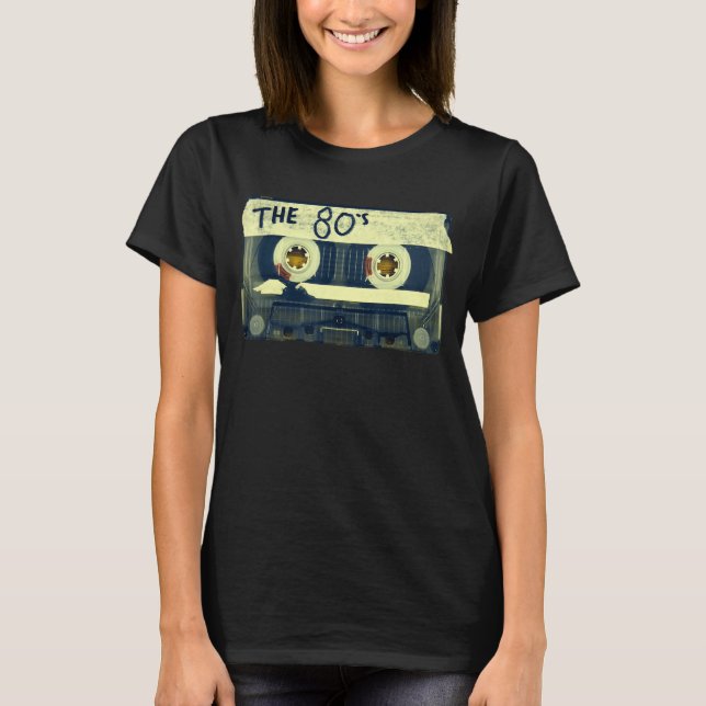 Blandat band för Retro 80 T Shirt (Framsida)