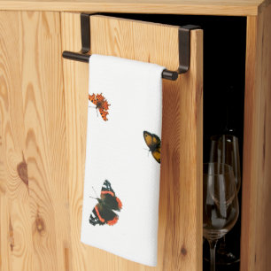 Blandat brittiskt Butterfly Hand Towel Kökshandduk