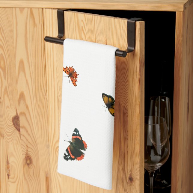 Blandat brittiskt Butterfly Hand Towel Kökshandduk (Thirds Fold)