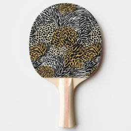 Blandat djurtryck Utskrift av Zebra Leopard Tiger  Pingisracket