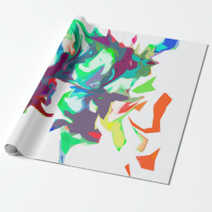Blandat färg presentpapper