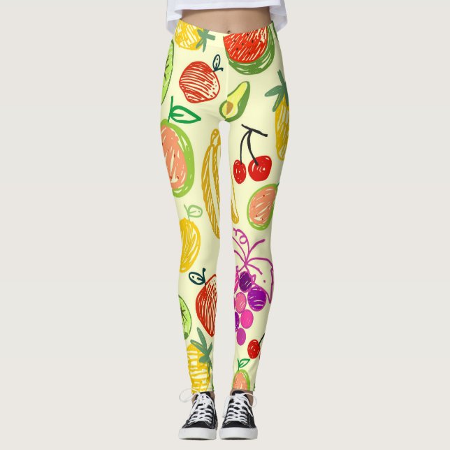 Blandat fruktkött leggings (Framsida)