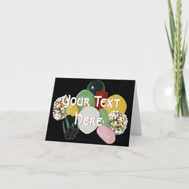 Blandat godishälsningkort kort (Framsida)