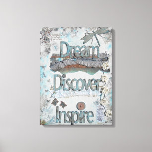 Blandat media Dream Inspire Canvastryck