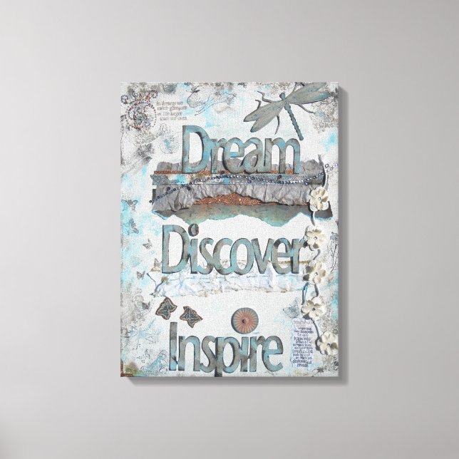 Blandat media Dream Inspire Canvastryck (Framsida)