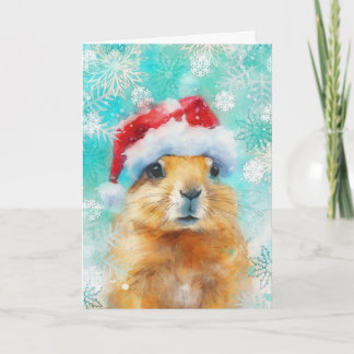 Blandat Media Prairie Hund Print Helgdag Card AP45 Kort
