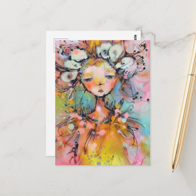 Blandat mediegal vykort (Fram/Back In Situ)