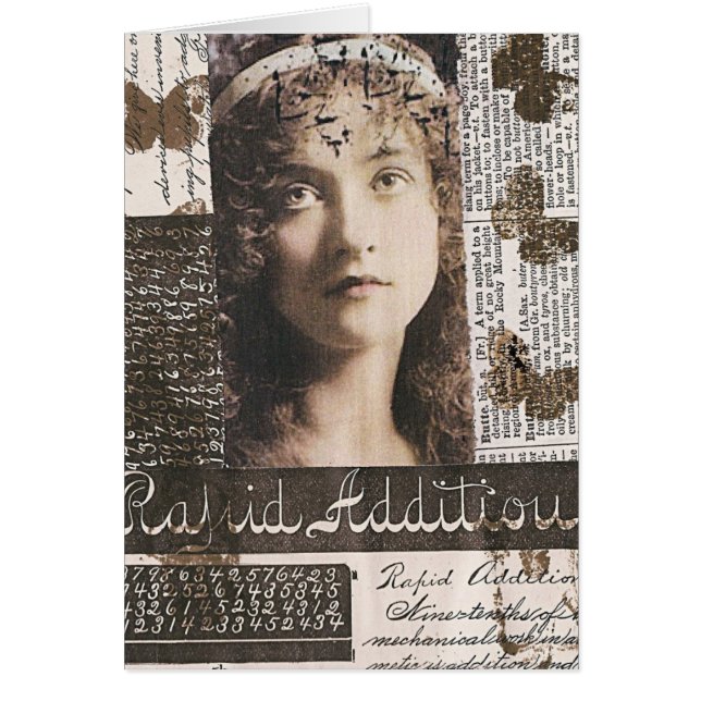 Blandat mediesamling med snabb tillsats hälsningskort (Framsidan)