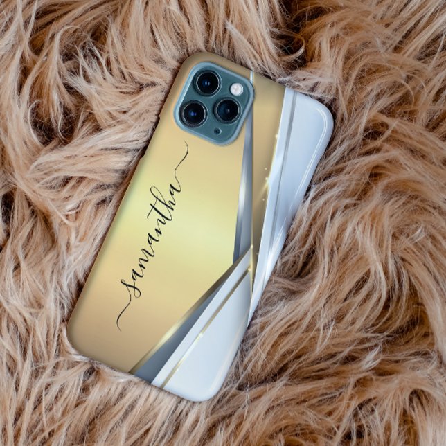 Blandat Metall 3-D Guld Monogram (Skapare uppladdad)