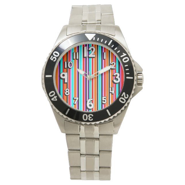 Blandat Rand Armbandsur (Framsida)