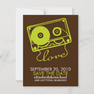 Blandband av kärlek Spara datum-meddelanden Datumet