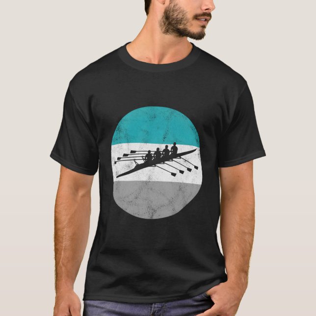 Blandlös fyra roterande för t shirt (Framsida)