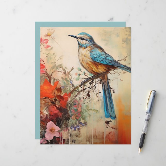 Blandning av blå fåglar (Fram/Back In Situ)