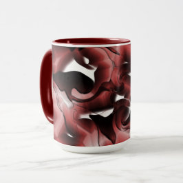 Blandning av brunaktig dimma och dåligt sköld mugg