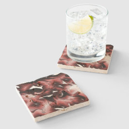 Blandning av brunaktig dimma och dåligt sköld stenunderlägg