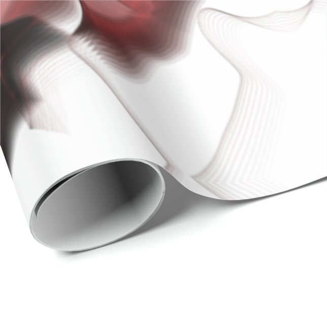 Blandning av brunaktig dimma och dåligt skött presentpapper (Rullad Hörn)