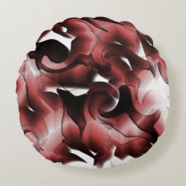 Blandning av brunaktig dimma och dåligt skött rund kudde