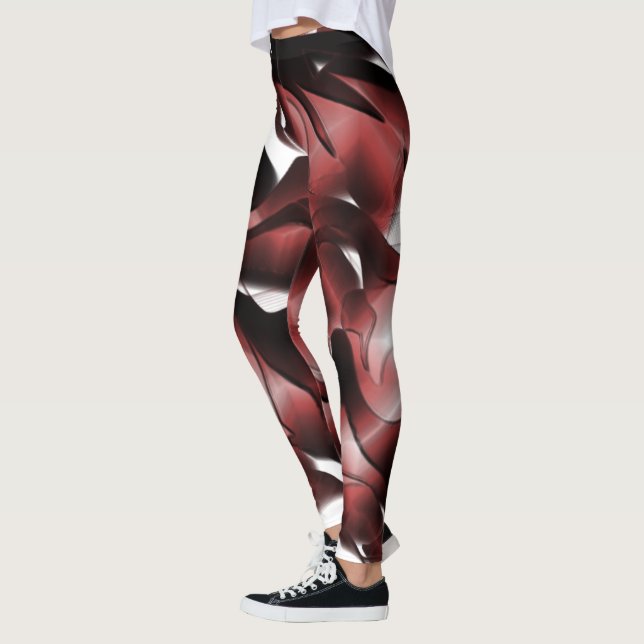 Blandning av brunaktig dimma och dåligt uthuggen leggings (Vänster)