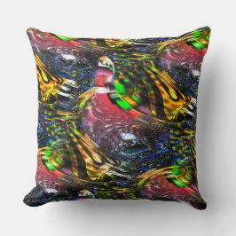 Blandning av färgstark virtuell konst inspirerad a kudde