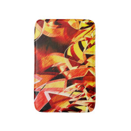 Blandning av gulfärgning med röd mörk, kraftig gen badrumsmatta