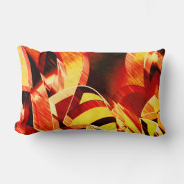 Blandning av gulfärgning med röd mörk, kraftig gen lumbarkudde