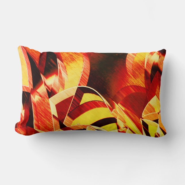 Blandning av gulfärgning med röd mörk, kraftig gen lumbarkudde (Framsida)