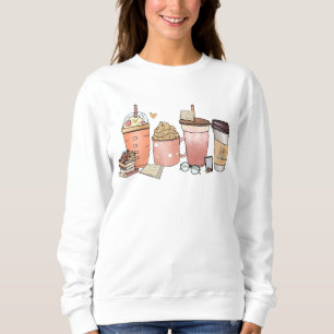 Blandning av litteratur och latte t shirt