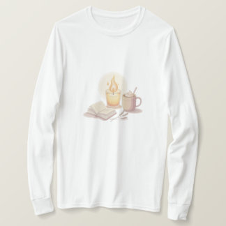 Blandning av Ljus och Varm Kakao Illustration T Shirt