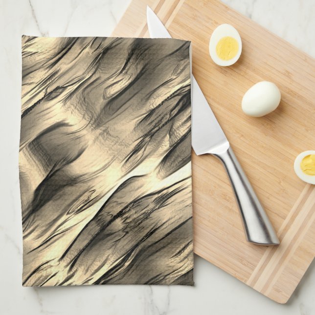 Blandning av ogenomskinlig beige och krombeige som kökshandduk (Vikt i Fjärdedel)