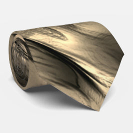 Blandning av ogenomskinlig beige och krombeige som slips