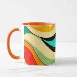 Blandning av orange och vänner Färg Mugg