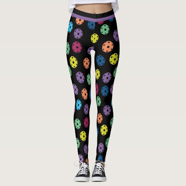 Blandning av picklebollar 2 (liten storlek platta) leggings (Framsida)