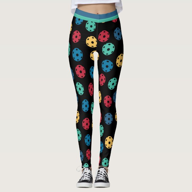 Blandning av picklebollar 3 (liten storlek platta) leggings (Framsida)