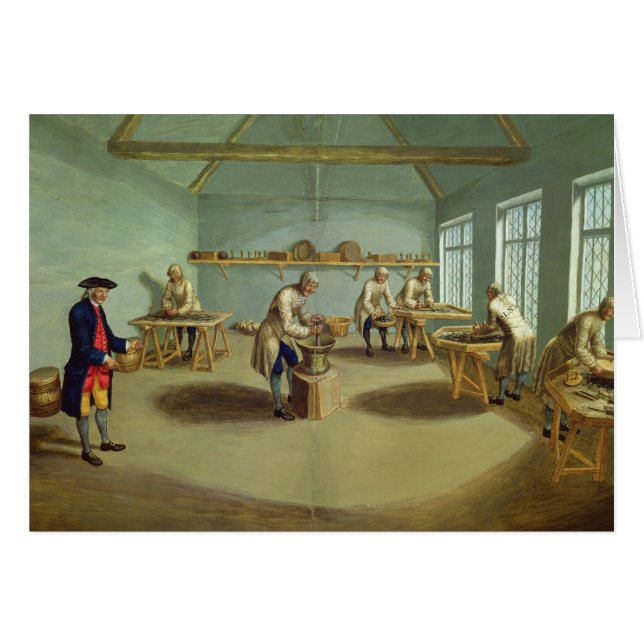 Blandning av pudra hälsningskort (Framsidan Horizontal)