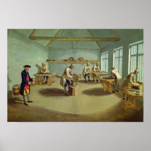 Blandning av pudra poster