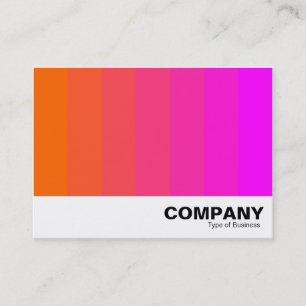 Blandning färg - Orange till Magenta Visitkort