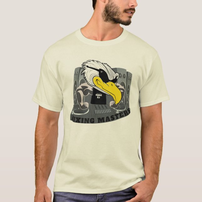 Blandning styr den bestående örnen DJ T Shirt (Framsida)