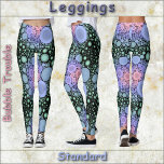 BLANDNINGAR - Bubbelproblem - Abstrakt design Leggings<br><div class="desc">En bild av abstrakten med titeln "Bubble Trouble" finns på dessa färgstarka Leggings. Finns i fem kvinnostorlekar (XS, S, M, L, XL). Se "Om den här produkten" nedan för allmän storleksändring och produktinformation. abstrakten har minskats storlekt och är uppdelad för att täcka hela benet med mindre "bubblor". ► Det kan...</div>
