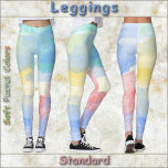 BLANDNINGAR - Mjuk pastel Färg Leggings<br><div class="desc">För dem av er som blundar för fet färg i sina kläder erbjuder vi dessa vanliga Leggings med en vattenfärgsliknande design med SOFT PASTEL FÄRG. Finns i fem kvinnostorlekar (XS, S, M, L, XL). Se beskrivningen "Om den här produkten" nedan för allmän storleksändring och produktinformation. Bilden täcker hela benet, fram...</div>
