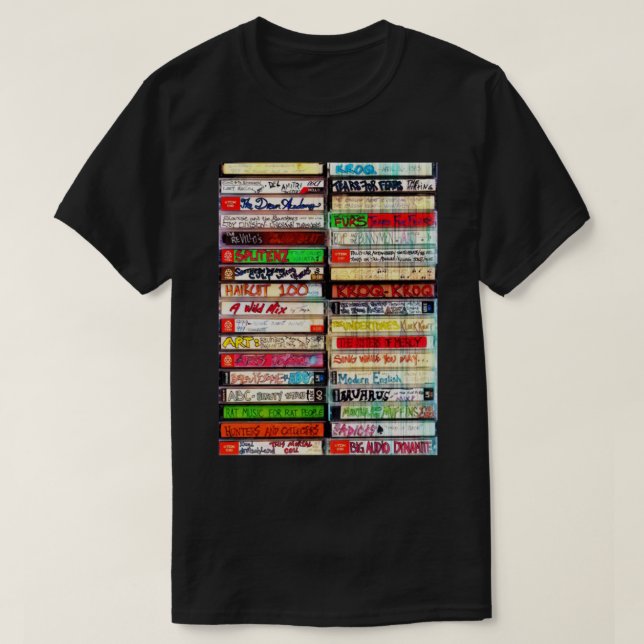 Blandningar på 80 s t shirt (Design framsida)