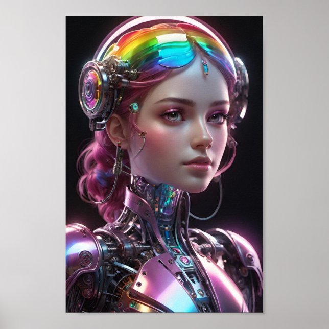 Blandningen av teknik och liv poster (Framsidan)