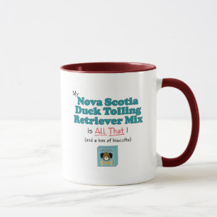 Blandningen för retrieveren för den Nova Scotia Mugg