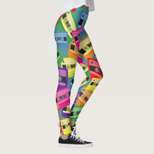 Blandningen tejpar damasker leggings