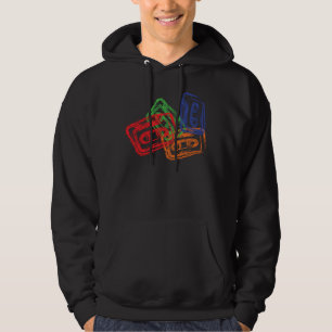Blandningen tejpar - DJ-diskjockeyn Sweatshirt Med Luva