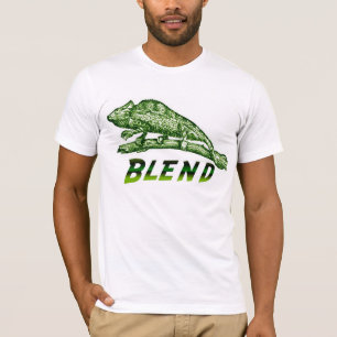 Blandningnågot liknande en kameleont t shirt